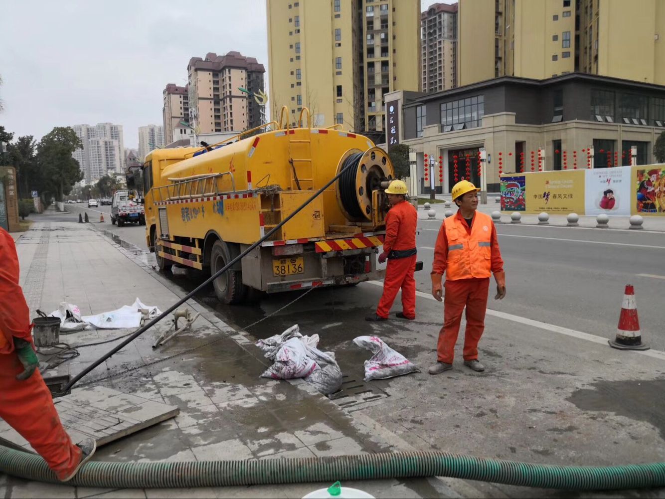 平南排污管道清淤-管道清洗